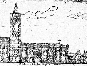 Architecture of St Salvator's Chapel illustration