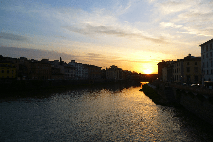 A photo of the River Arno in Italy