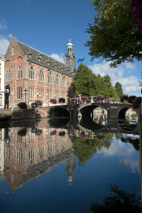The outside of the Academic Building in Leiden